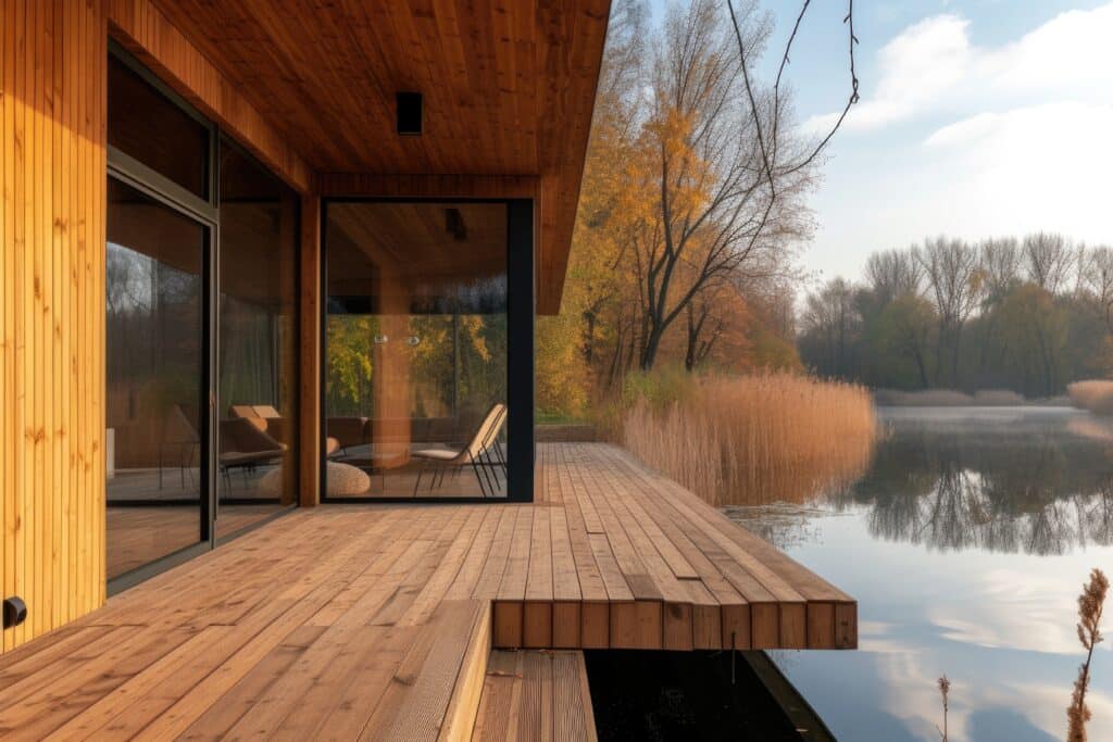 terrasse en bois à Douai